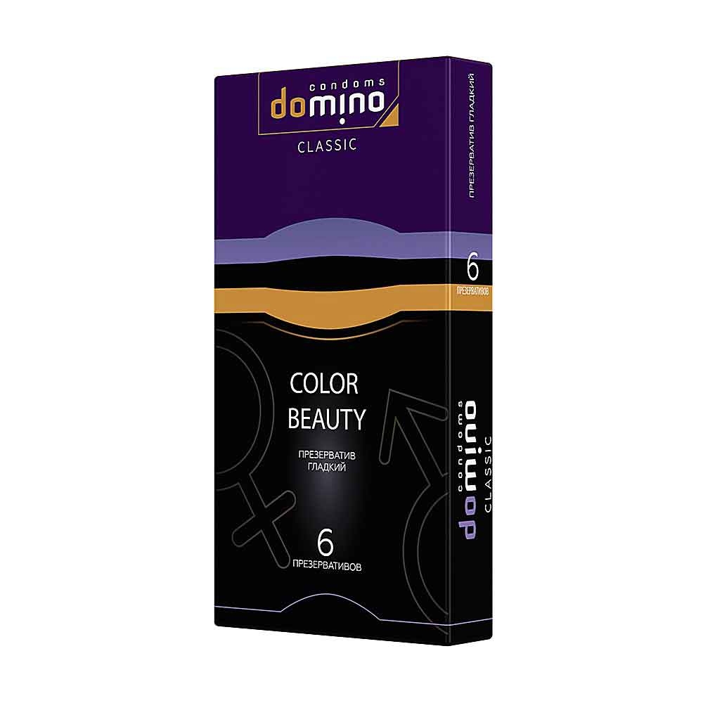 Презервативы Domino Classic ( 6шт) Colour Beauty 1*24*300