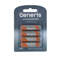 Батарейки Generis Striam LR6 блистер 4 шт 1*4*12
